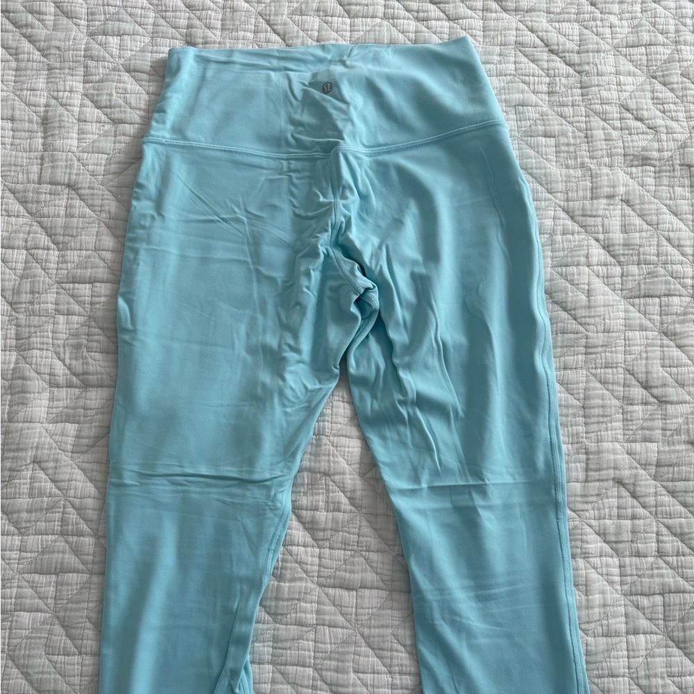 Icy blue Lululemon Align leggings